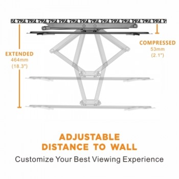 DJ STYLE Super Economy Full-motion TV Wall Mounts 37 in. - 70 in. ( LPA52-466 )