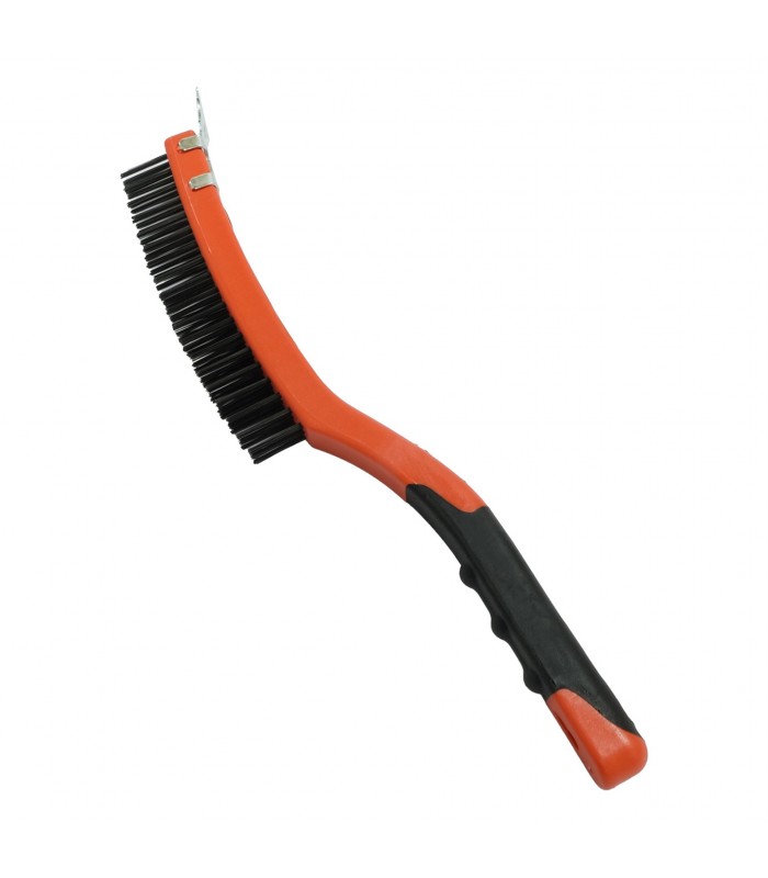 Top Works Heavy Duty Steel Wire Brush 14 in.