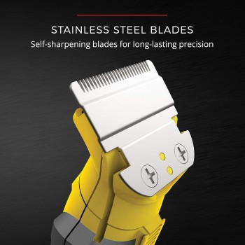 REMINGTON Kit de toilettage tout-en-un pratiquement indestructible, jaune, PG6856