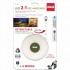 RCA 2 in 1 Rechargeable 26.2ft (8M) Retractable W+RGB LED String light