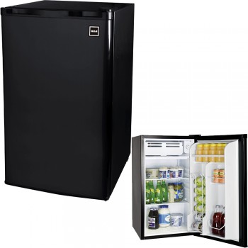 RCA 3.2 pi.cu Refrigérateur compact à porte unique RFR335, Noir - Produit Neuf