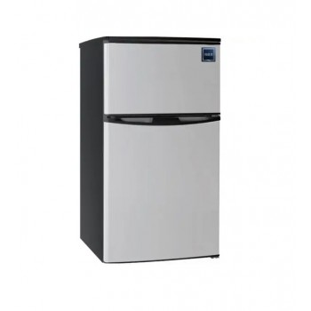 RCA Refrigerator/Freezer, 3.2 Cubic feet - NEW - Stainless Steel
