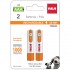 RCA Pile Rechargeable AAA Nikel-Hydrure Metalique Ni-MH 1200mah - Paquet de 2