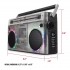 ION Retro Glow Boombox Sans-Fil ( RetroBoomBox ) - Recertifié