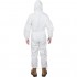 Zenith Premium Hooded Coveralls, X-Large, White, Microporous