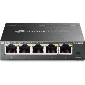 TP-Link TL-SG105E 5-Port Gigabit Easy Ethernet Smart Switch