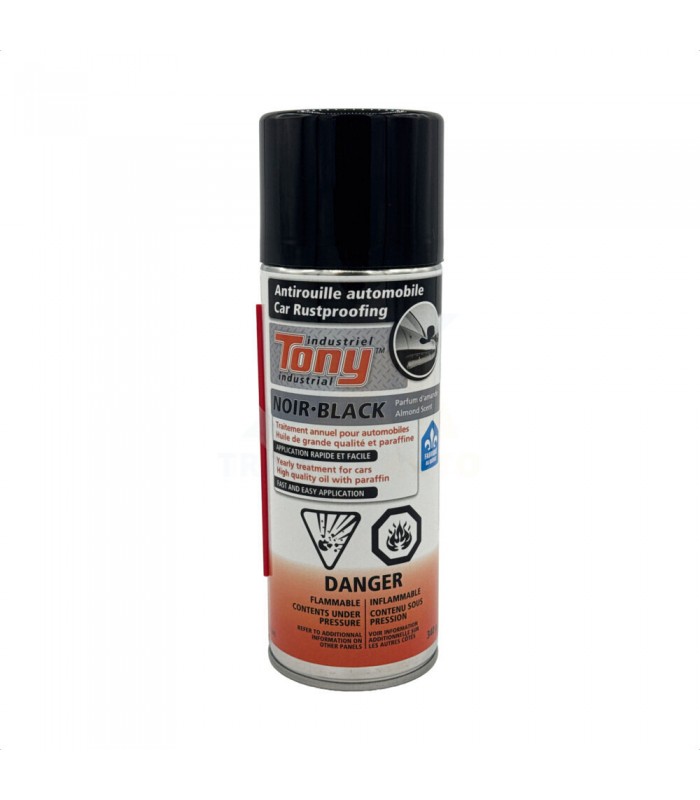 TONY Aerosol Black Rustproofing 340g