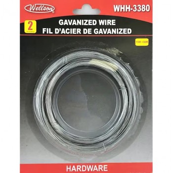 Fil en acier - 2 rouleaux - 15m et 30m