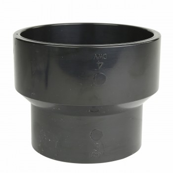 ABS Reducing Coupling 4in x 3in Black