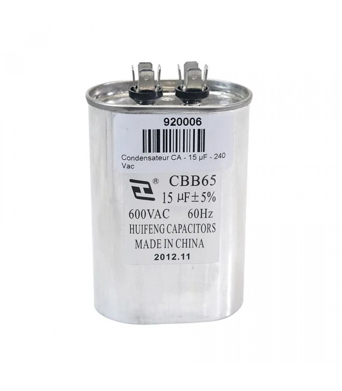 AC Capacitor - 15 µF - 600 V AC
