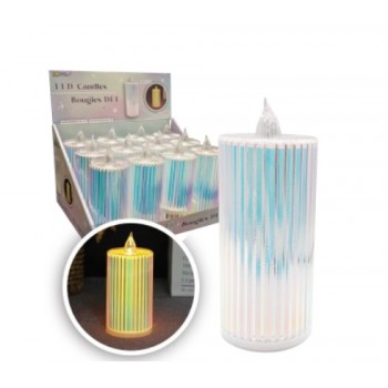 Acrylic mini candle battery operated