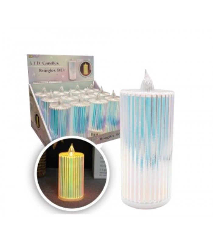 Acrylic mini candle battery operated