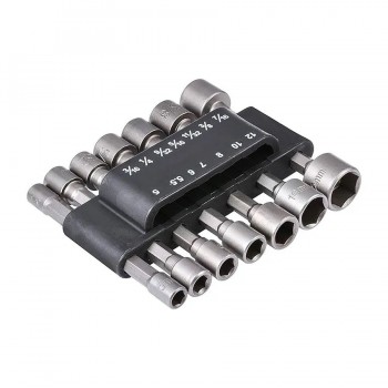 AddTools Ensemble de tourne-écrous métriques et SAE - 14 pièces