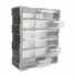 AddTools Armoire de rangement en plastique à 18 tiroirs - 475 x 380 x 160 mm