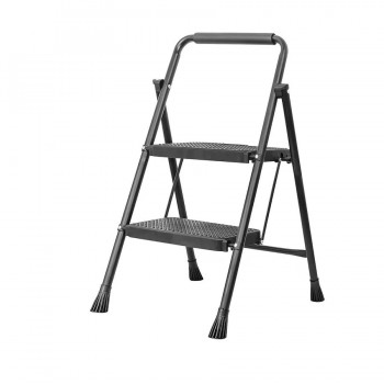 AddTools 2-Step Foldable Step Ladder with Non-Slip Handle