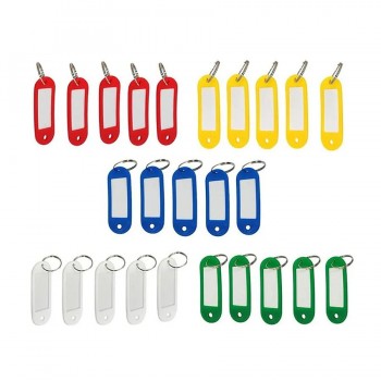 AddTools Porte-clés d'identification - 5 couleurs - Paquet de 25
