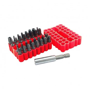 AddTools Ensemble d'embouts de sécurité pour perceuse/visseuse - 33 pièces