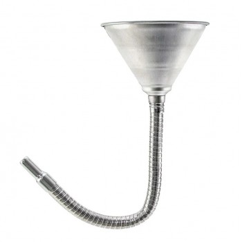 AddTools 6 in Metal Funnel with Flexible Spout - 18 in