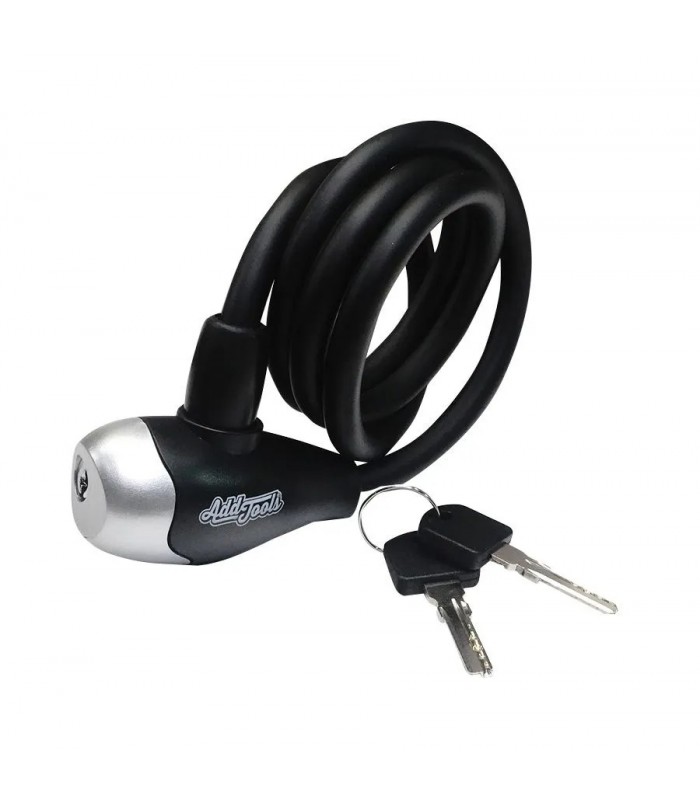 AddTools Anti-theft Cable Lock for Bicycle with 2 Keys - 1 m