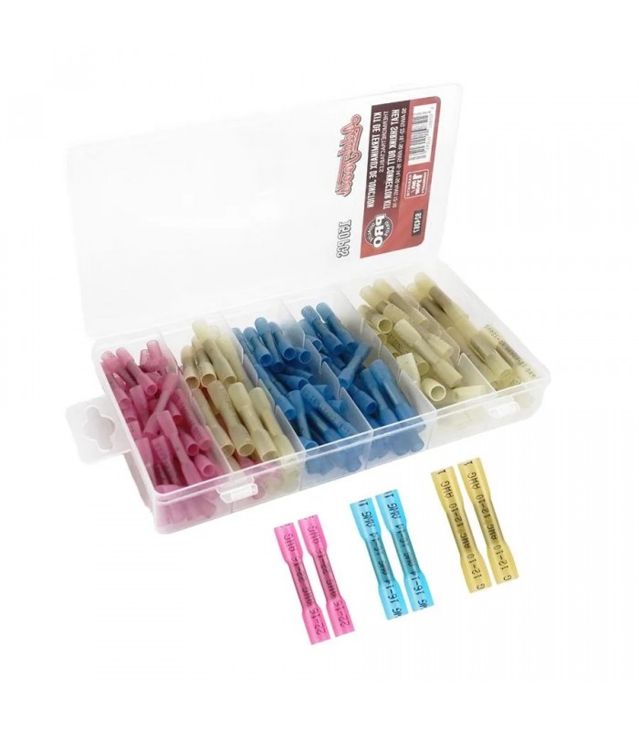 AddTools Heat Shrink Butt Terminal Assortment - 22 to 10 AWG - 150 Pieces