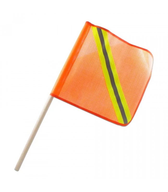 AddTools High Visibility Handheld Safety Flag - Orange - 12 X 12 in AddTools High Visibility Handheld Safety Flag - Orange - 12 X 12 in