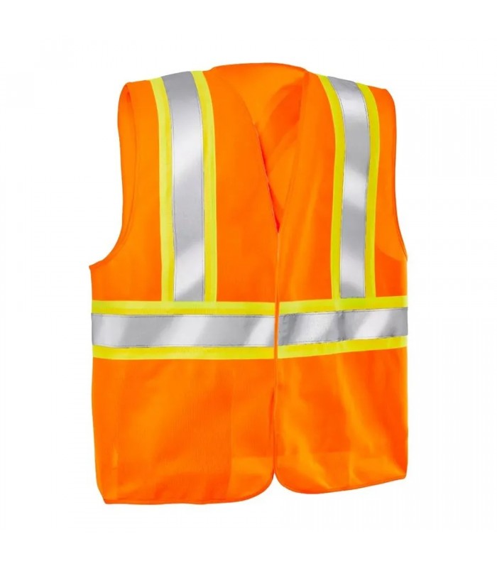 AddTools Veste de sécurité haute visibilité avec bandes réfléchissantes - Grand - Orange AddTools Veste de sécurité haute visibilité avec bandes réfléchissantes - Grand - Orange