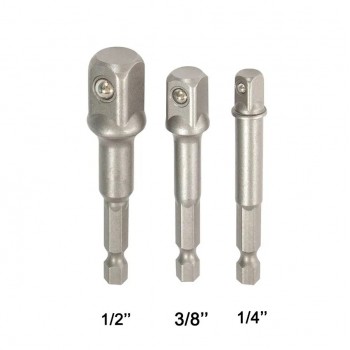 AddTools Ensemble d′adaptateurs de douille à percussion - 3 pièces