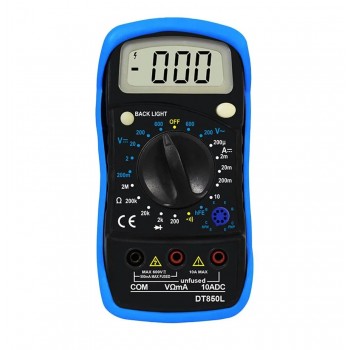 AddTools Multimètre numérique de poche avec écran ACL rétroéclairé - 600 V