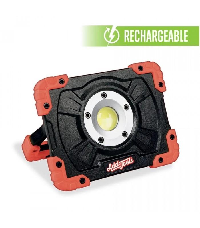 AddTools Rechargeable Magnetic COB LED Work Light – 500 Lumens