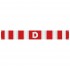 AddTools Bannière de sécurité « D » réfléchissante - 30,5 X 244 cm - 10 œillets