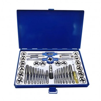 AddTools Ensemble de tarauds et filières SAE - 40 pièces