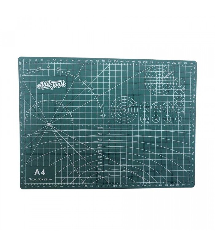 AddTools Tapis de coupe auto-cicatrisant de 30 x 22 cm - Vert