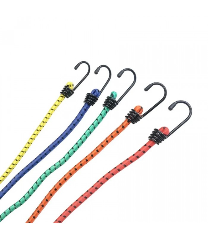 AddTools Set of 5 Bungee Cords with Hooks - 5 Lengths