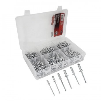 AddTools Steel Rivets Assortment - 6 Sizes - 400 Pièces
