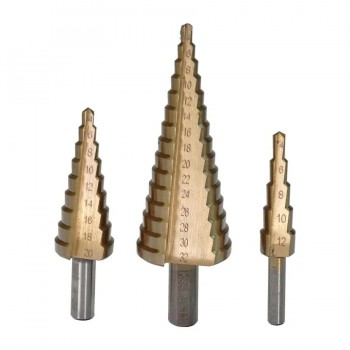 AddTools Step Drill Bit Set - 3 Pieces