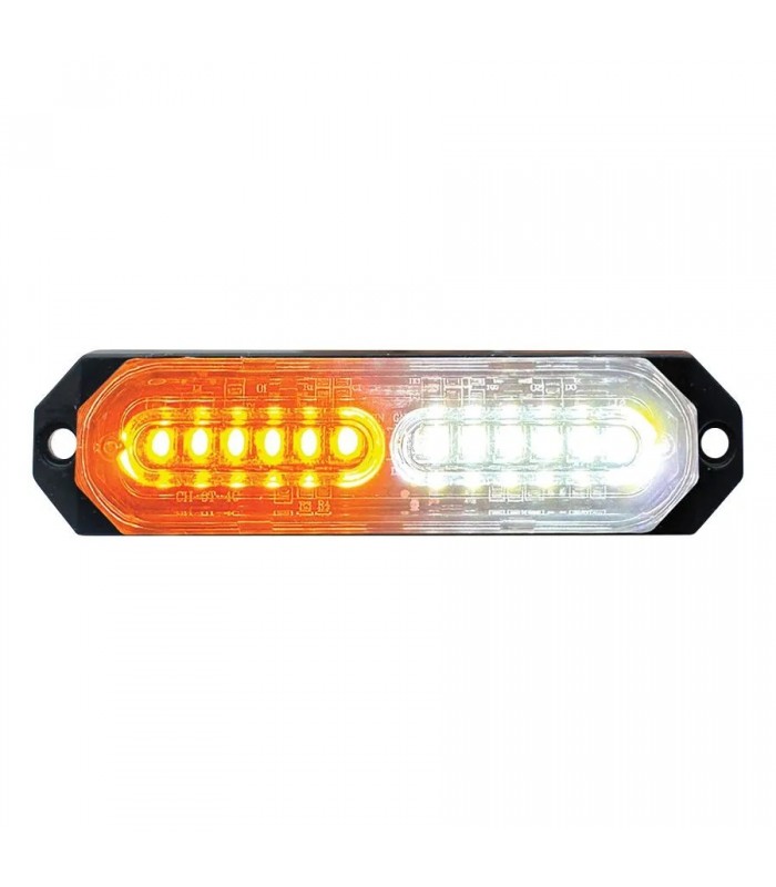 AddTools Vehicle LED Strobe Light Bar - 21 Modes - 12-24V - Amber/White AddTools Vehicle LED Strobe Light Bar - 21 Modes - 12-24V - Amber/White
