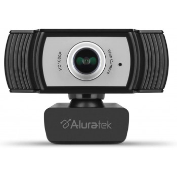 Aluratek Webcam vidéo HD 1080p avec microphone intégré, autofocus