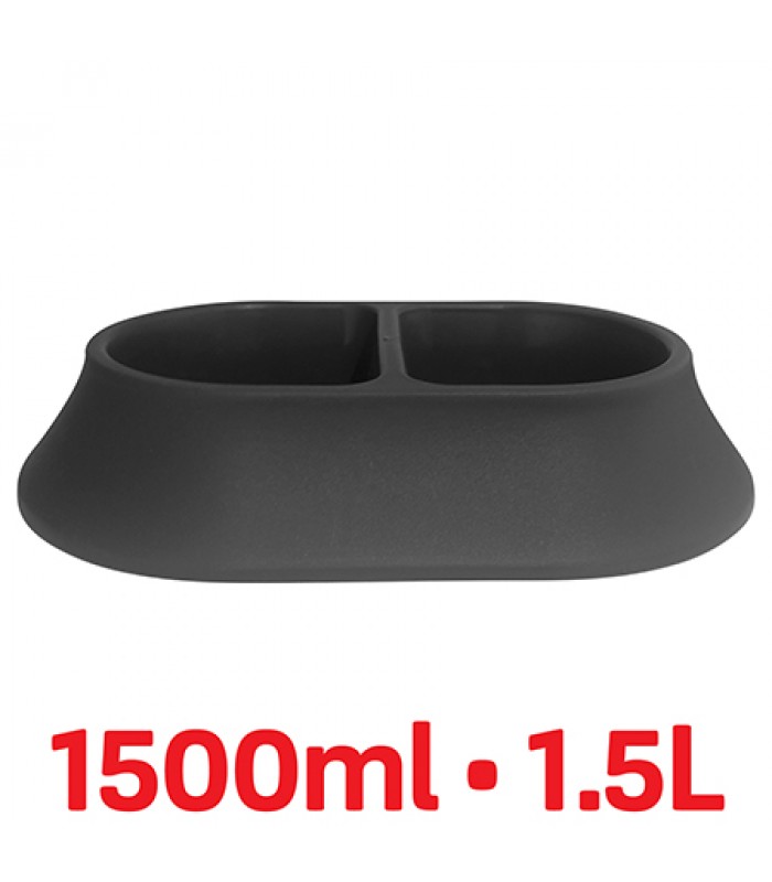 Animooos Bol divise poru animaux de companie - 1500ml/1.5L