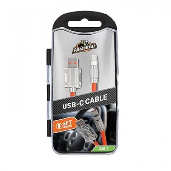 Armor All Câble USB robuste mâle USB-A à Male USB-C - 1,8 m