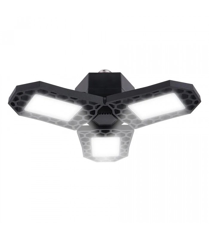 Ason Decor High Intensity LED Garage Light with 3 Adjustable Wings - 80 W - 6500 K