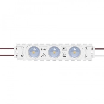 Ason Decor Module DEL pour rétroéclairage - 3 DEL - 110 V - 3 W - 6000K - 10 pièces