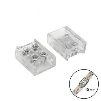 Ason Decor LED Strip to Strip Solderless Connector - 10 mm - 2-Pack
