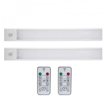 Ason Decor Set of 2 Rechargeable LED Under Cabinet Lights - 3000K/5000K
