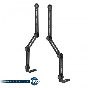 Ason Decor Support universel pour barre de son avec fixations en L - Capacité 15 kg