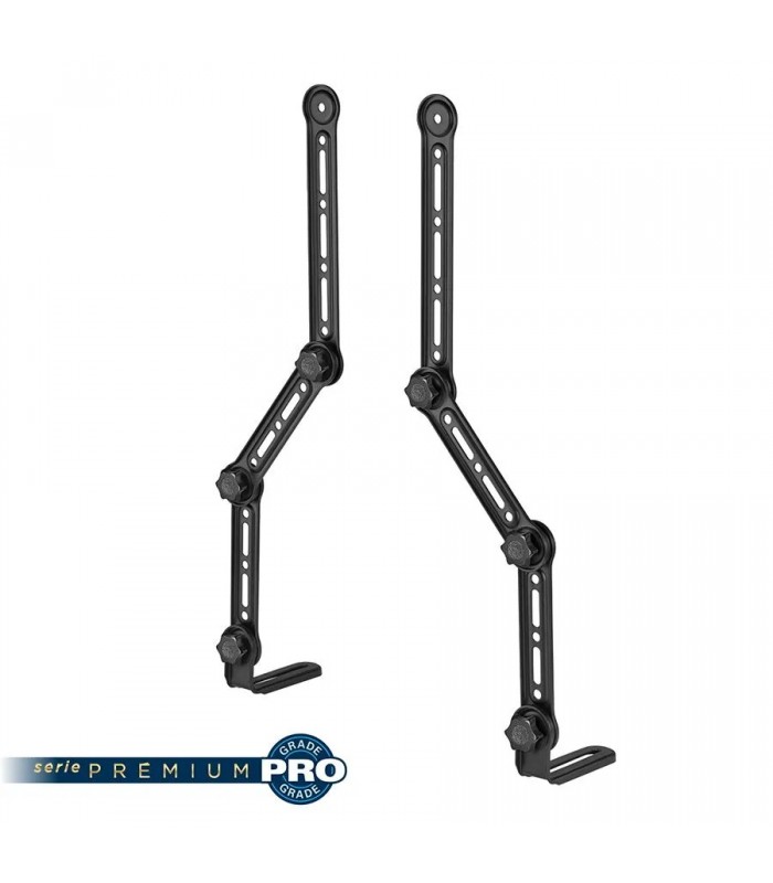 Ason Decor Support universel pour barre de son avec fixations en L - Capacité 15 kg