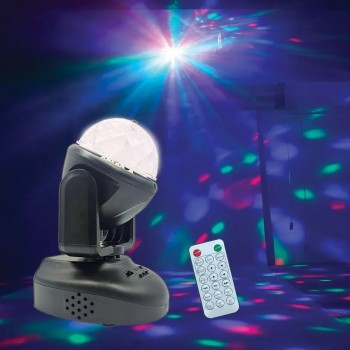 Ason Style Rotating LED Disco Light with Speaker and Remote Control - 12V - 1.5A
