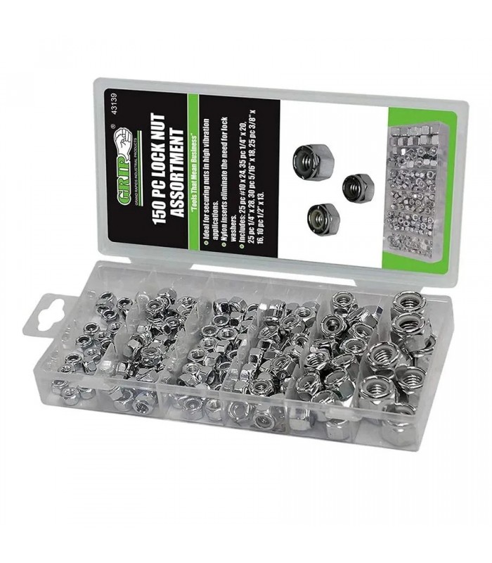 Assortment of Self-locking Bolts - 150 Pieces