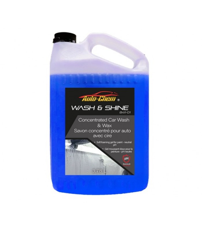 Auto-Chem Concentrated car soap with Carnauba wax 3.78L