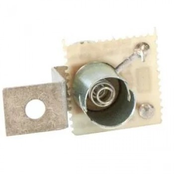 BA9S bulb socket for printed circuit with diode