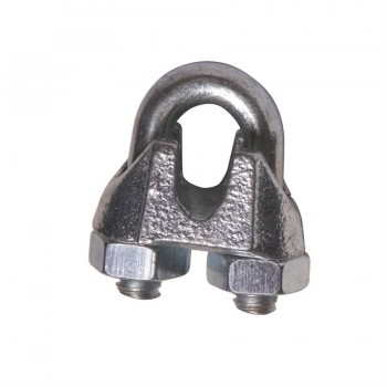 BEN-MOR Galvanized Steel Wire Rope Clip for 3/8 in. cables